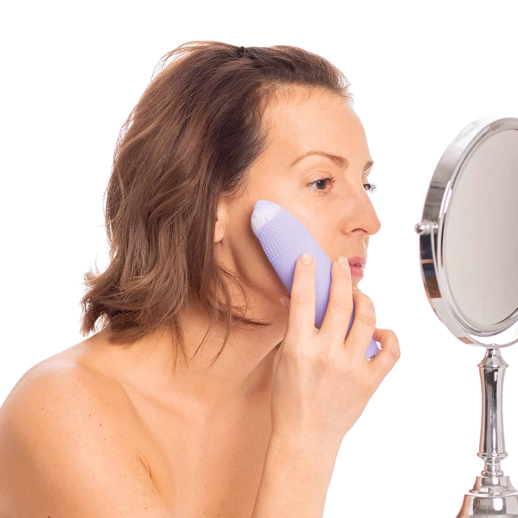 Silicone Sonic Facial Cleansing Brush & Massager