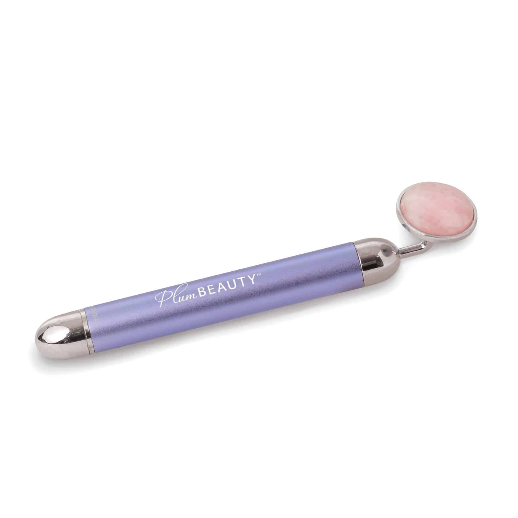 Rose Quartz Vibrating Facial Massager Plum Beauty