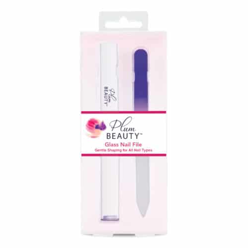 Glass Nail File Nail Shaping Plum Beauty